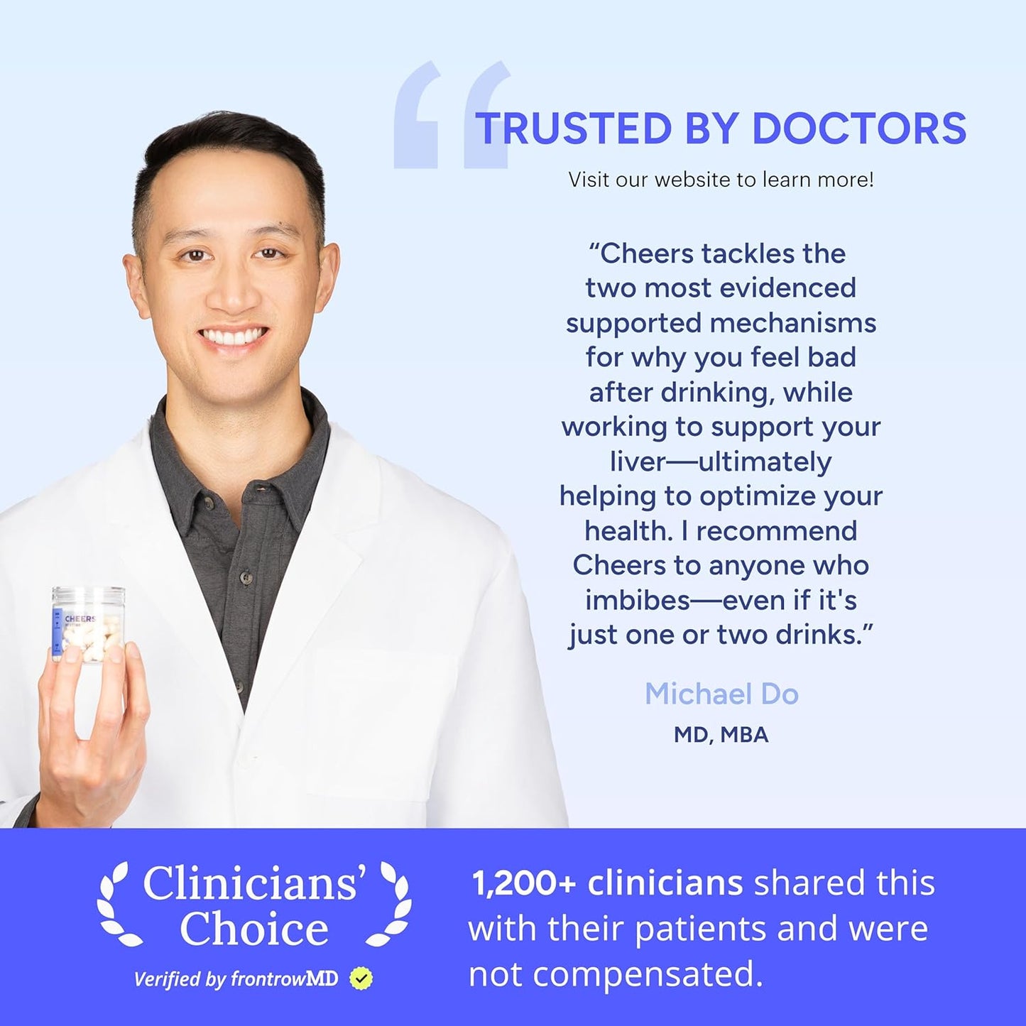 Cheers Restore | Supplement with DHM + L-Cysteine | Feel Better After Drinking & Support Your Liver | 12 Doses | Dihydromyricetin, Cysteine, Prickly Pear, B-Vitamins, Ginger